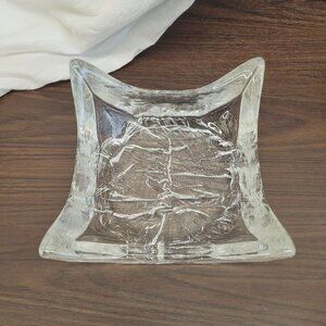 Vintage Iittala Finland Tapio Wirkkala Finland Lunaria Art Glass Bowl 7.25" x 4"